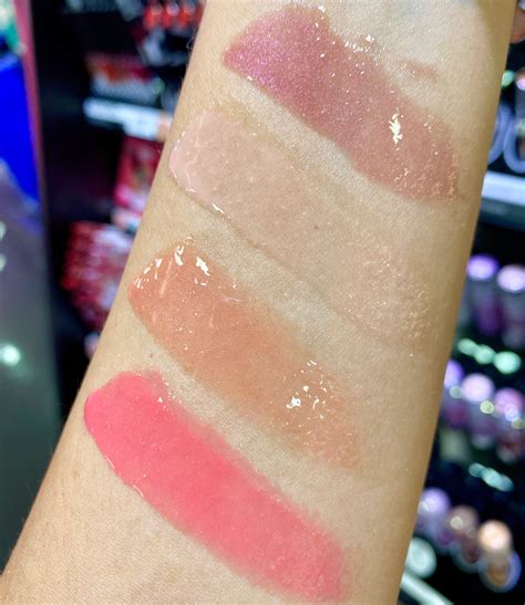 sephora glossed lip gloss swatches.